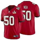 Nike Men & Women & Youth Buccaneers 50 Vita Vea Red 2021 Super Bowl LV Vapor Untouchable Limited Jersey,baseball caps,new era cap wholesale,wholesale hats